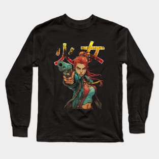 fire woman Long Sleeve T-Shirt